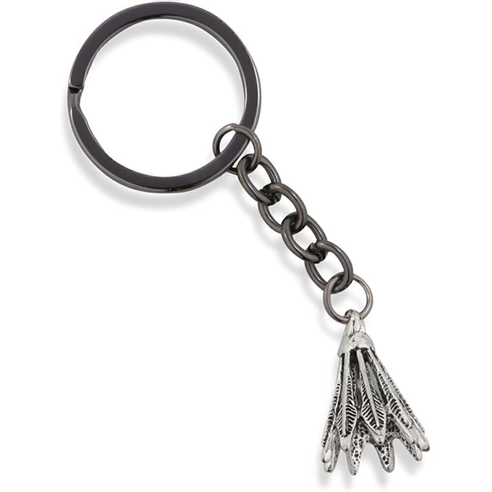 Shuttlecock Birdy Badminton Sports Charm Keychain